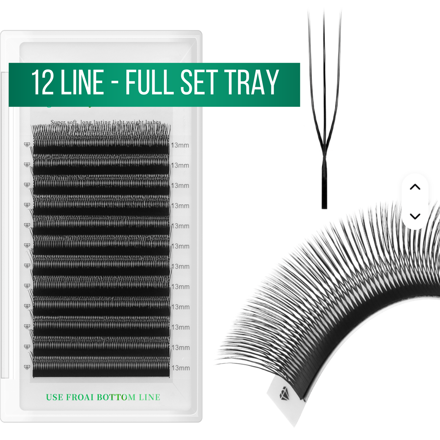 No 5 - 3D Star Eyelash Extension ✅  FULL set