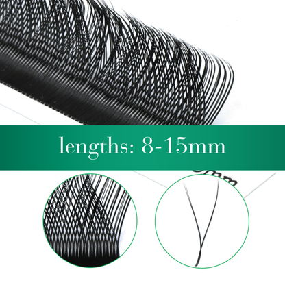 No 2 - 2D EXTRA double Moon Eyelash Extension ✅ FULL set