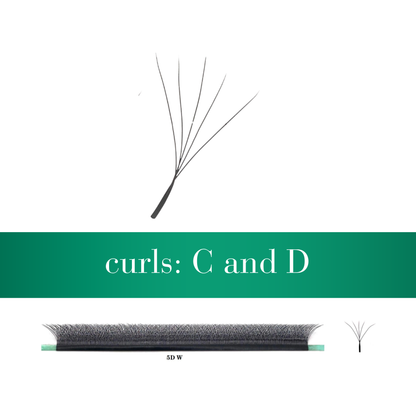 No 8 - 5D (W) Eyelash Extension ✅ FULL set