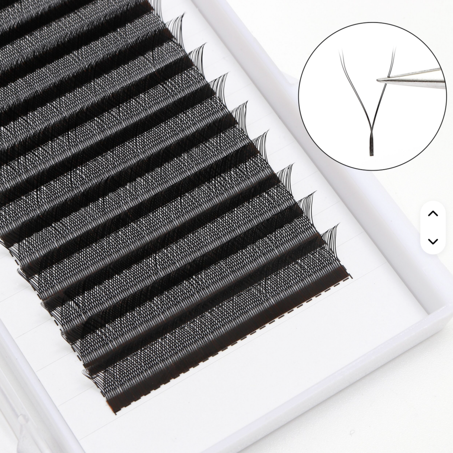 No 2 - 2D EXTRA double Moon Eyelash Extension ✅ FULL set