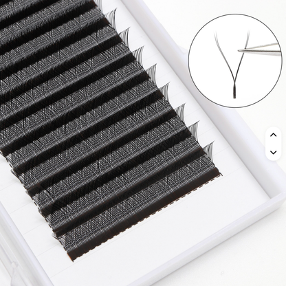 No 2 - 2D EXTRA double Moon Eyelash Extension ✅ FULL set