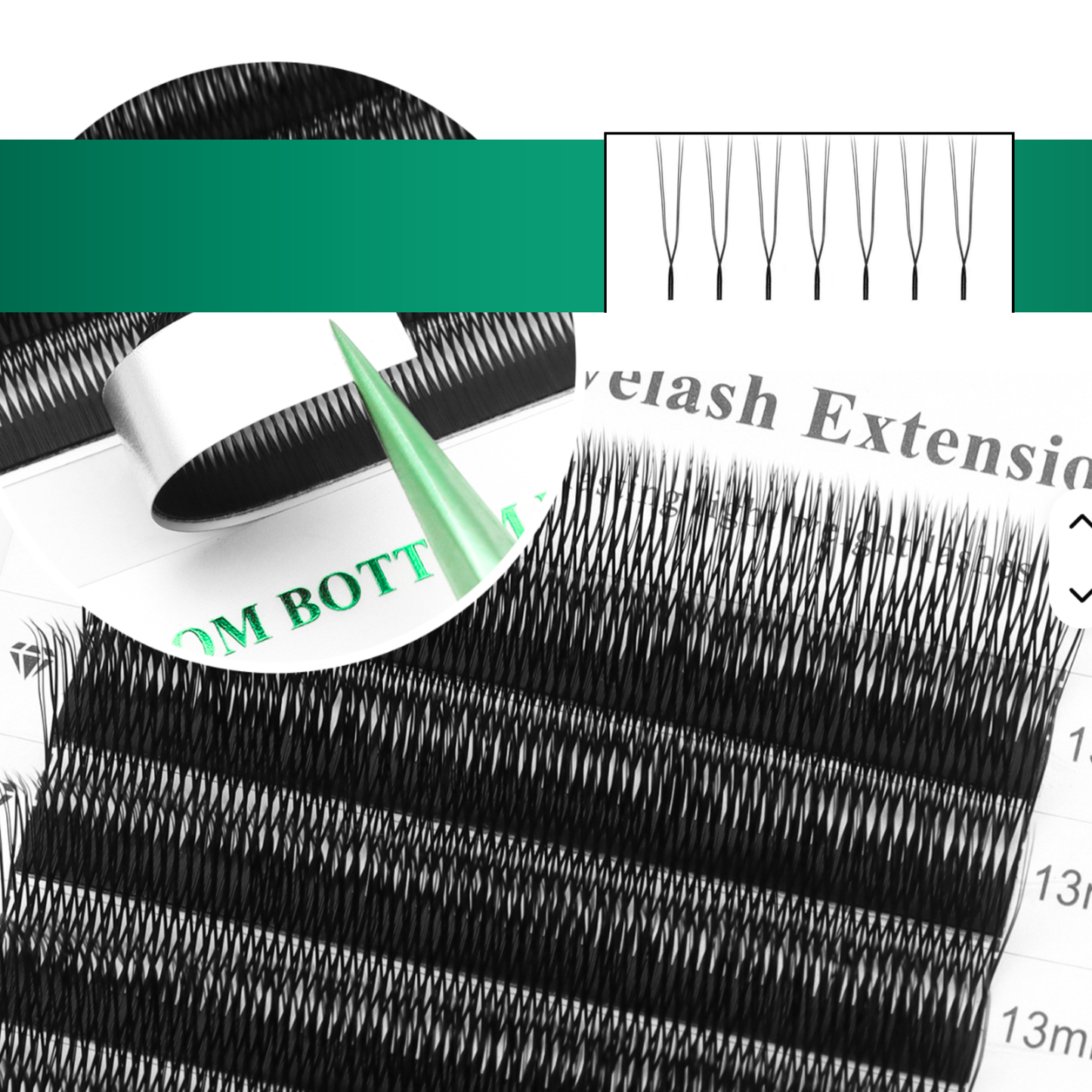 No 3 - 2D Star Eyelash Extension ✅ FULL set