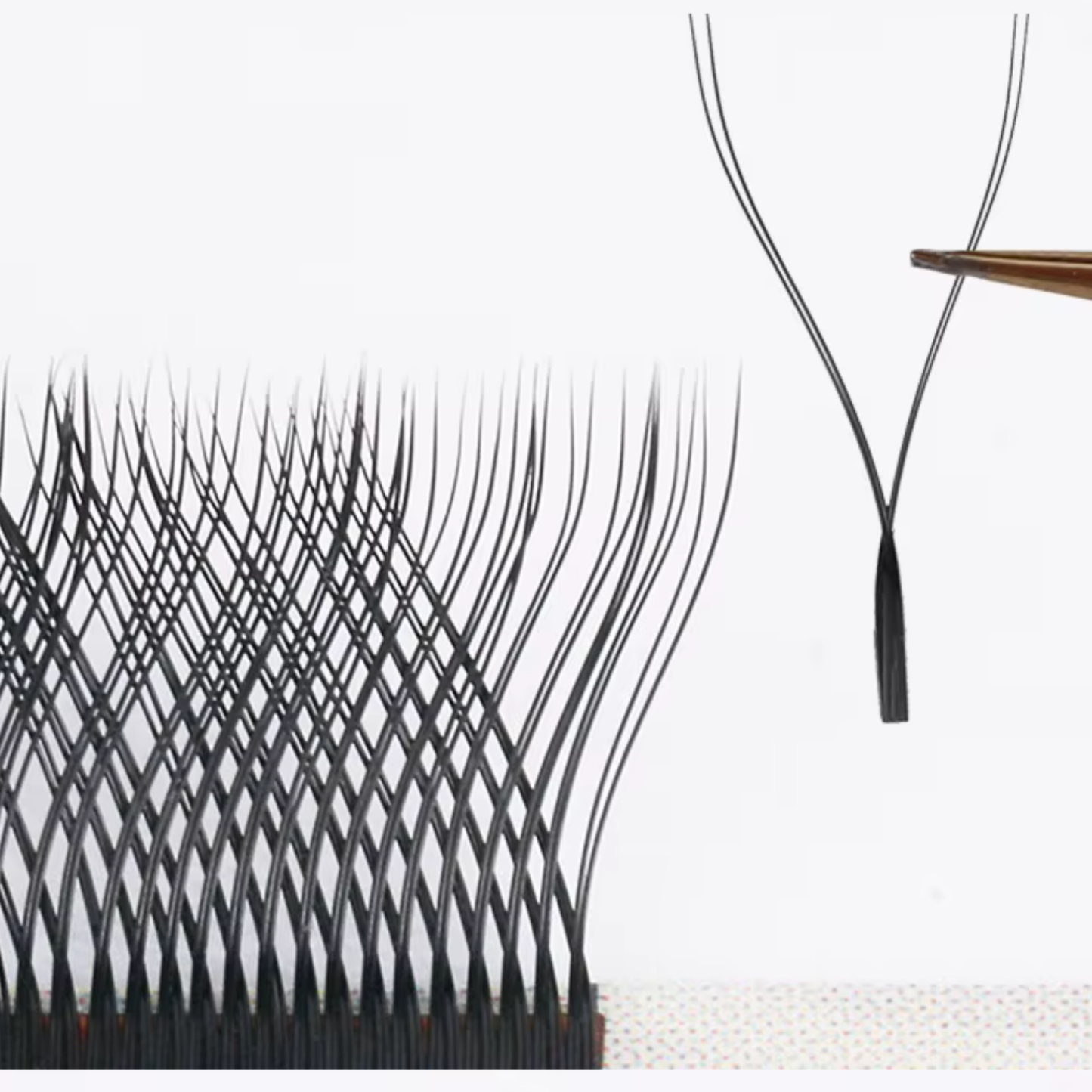 No 2 - 2D EXTRA double Moon Eyelash Extension ✅ FULL set