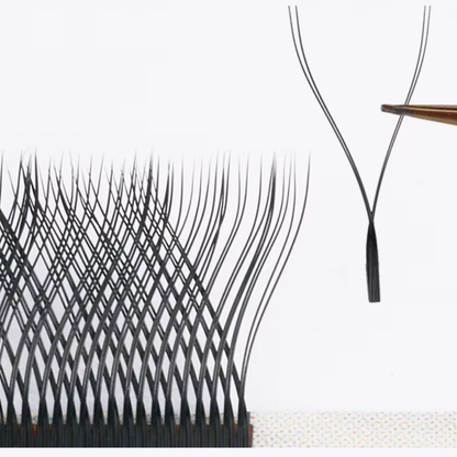 No 2 - 2D EXTRA double Moon Eyelash Extension ✅ FULL set