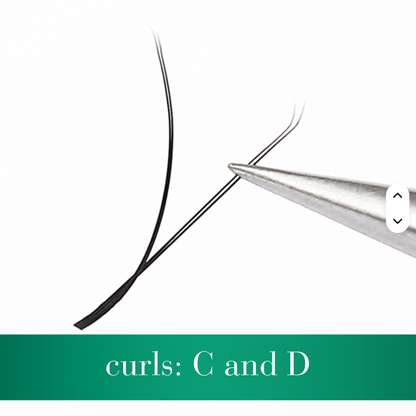 No 2 - 2D EXTRA double Moon Eyelash Extension ✅ FULL set