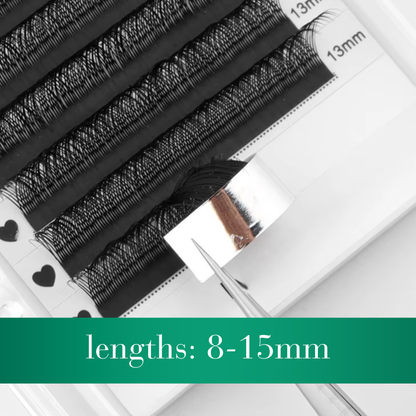 No 1 - 2D Simple BeautY Eyelash Extension ✅ FULL set